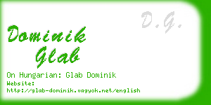 dominik glab business card